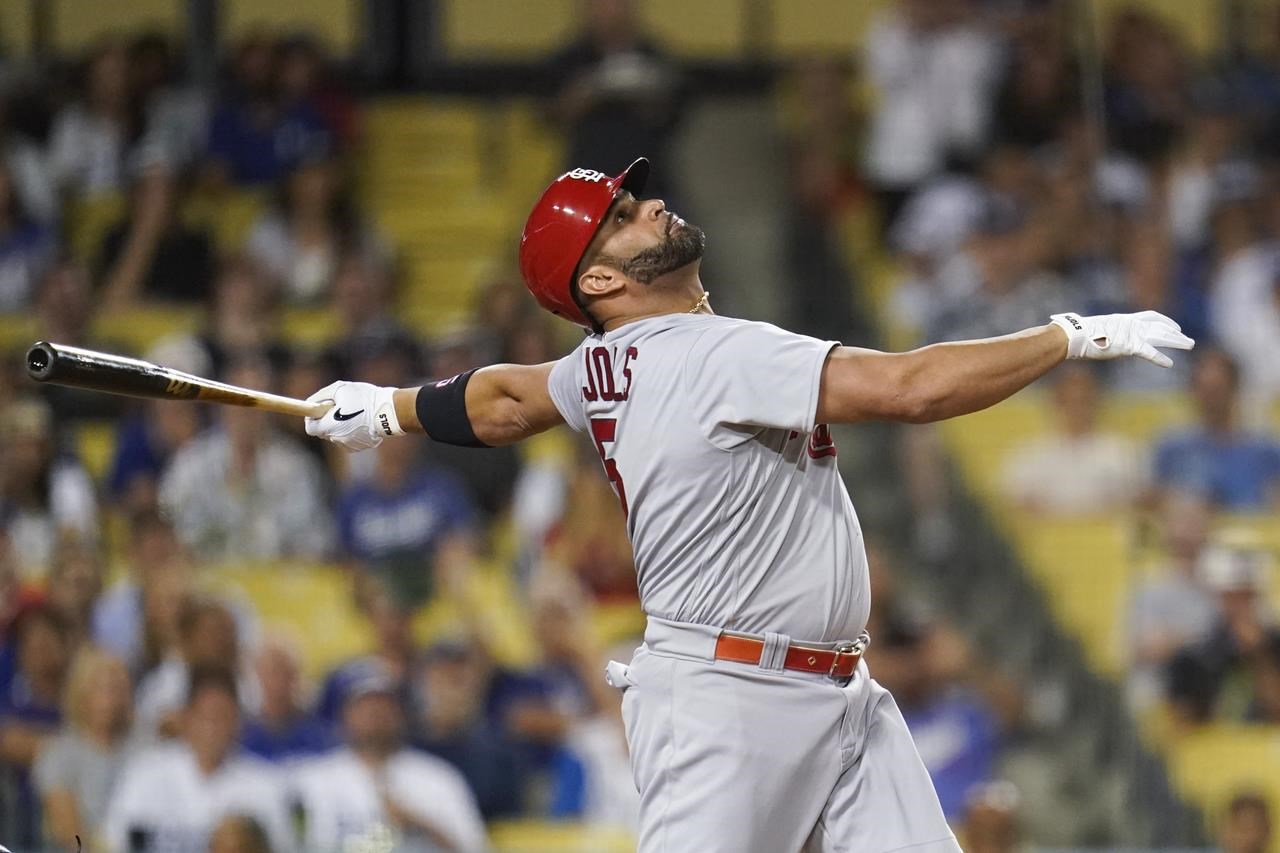 La star des Cards Pujols frappe le 699e home run en carrière, connecte contre les Dodgers