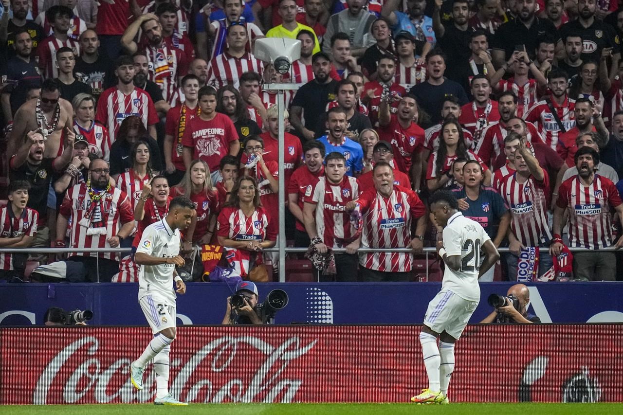 L’Atlético Madrid dénonce les chants racistes contre Vinícius