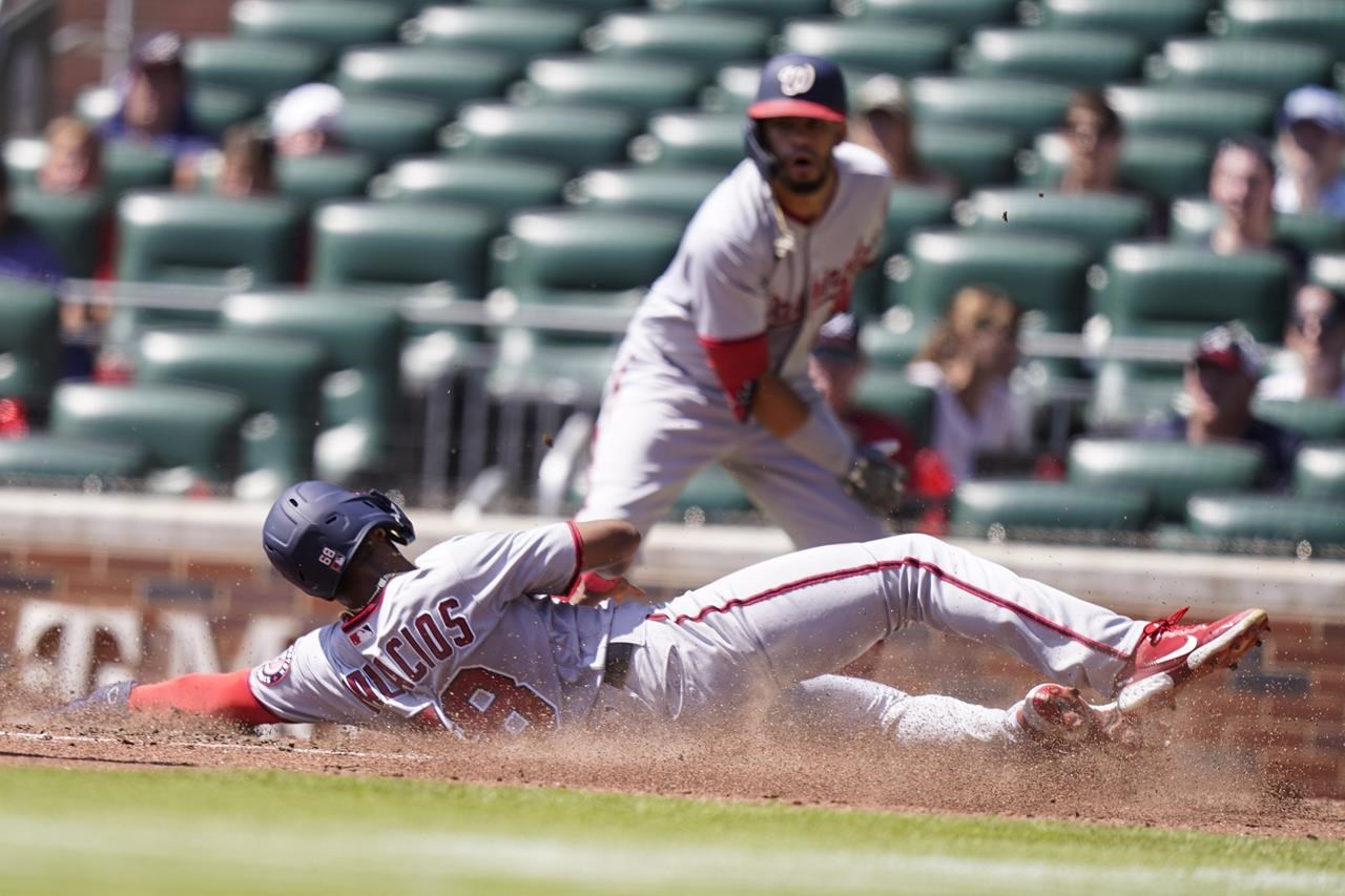 Le HR de Meneses en 8e manche met fin à la série de cinq victoires des Braves