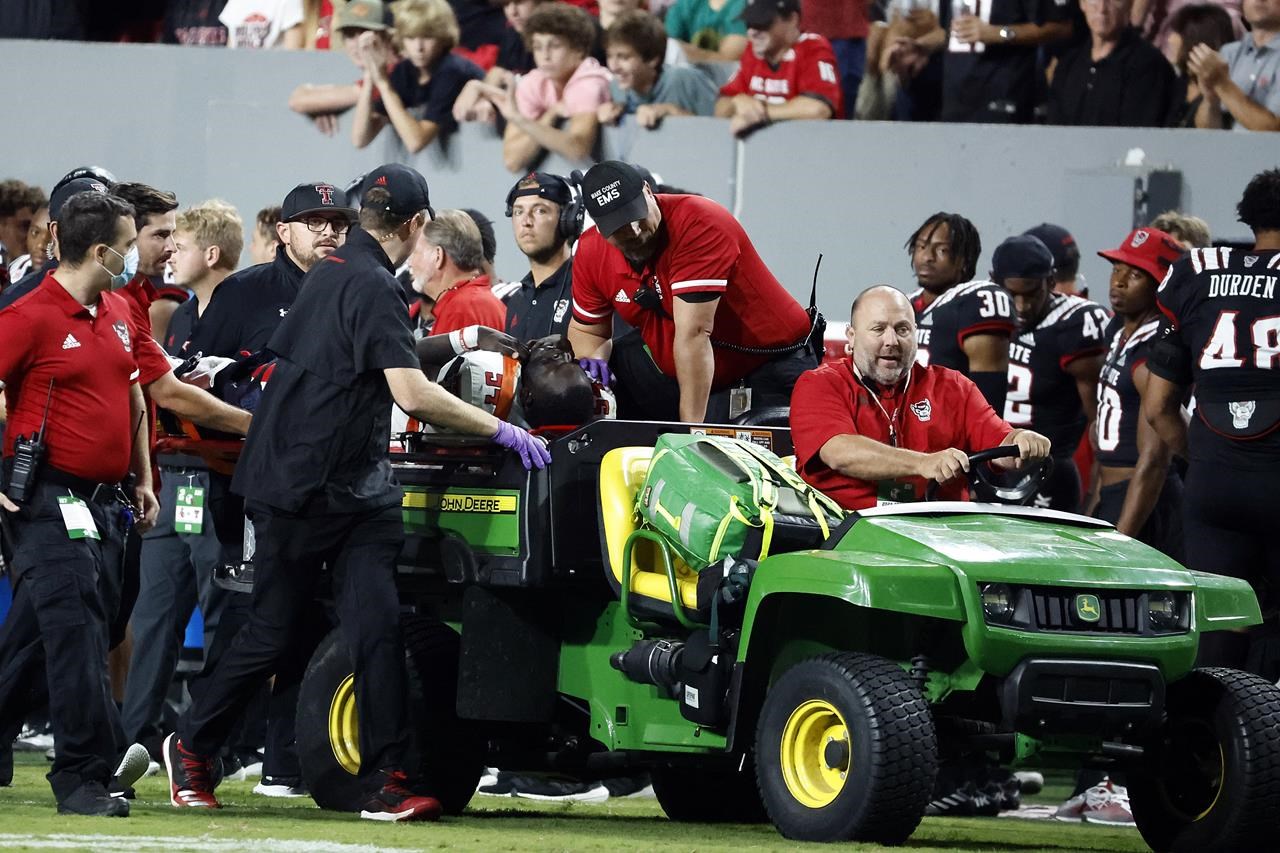 Le LB Ramirez de Texas Tech de retour chez lui après une horrible blessure