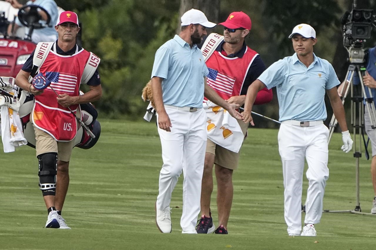 Les nouveaux venus Young et Homa aident les États-Unis à prendre la tête de la Presidents Cup