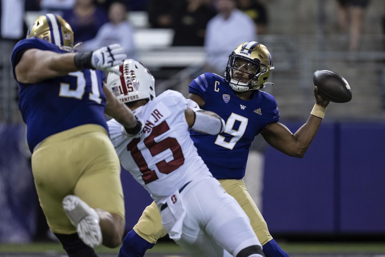 No. 18 Washington dominates in 40-22 thumping of Stanford