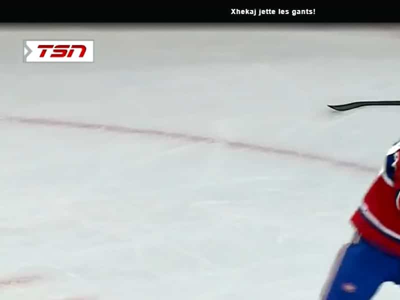 À VOIR | Furieux combat d’Arber Xhekaj