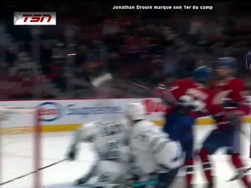 À VOIR | Slafkovsky brise la glace!