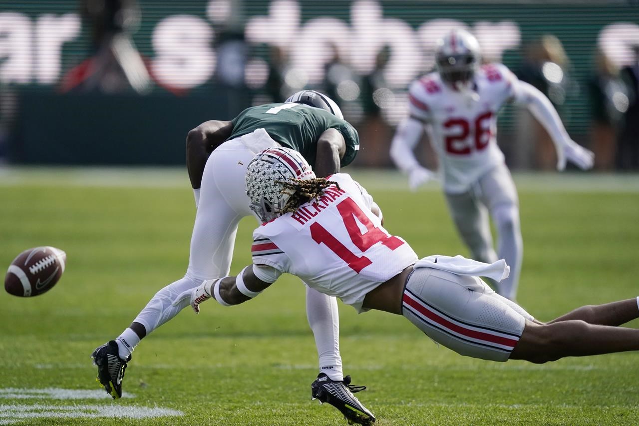 CJ Stroud lance 6 TDs, Ohio St No. 3 bat Michigan St 49-20