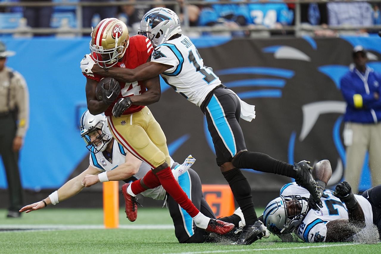 Garoppolo, stingy defense lead 49ers past Panthers 37-15
