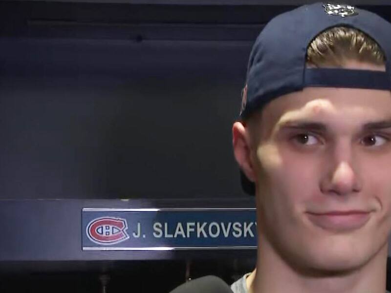 «Je ne partage pas mes secrets devant la caméra!» -Slafkovsky