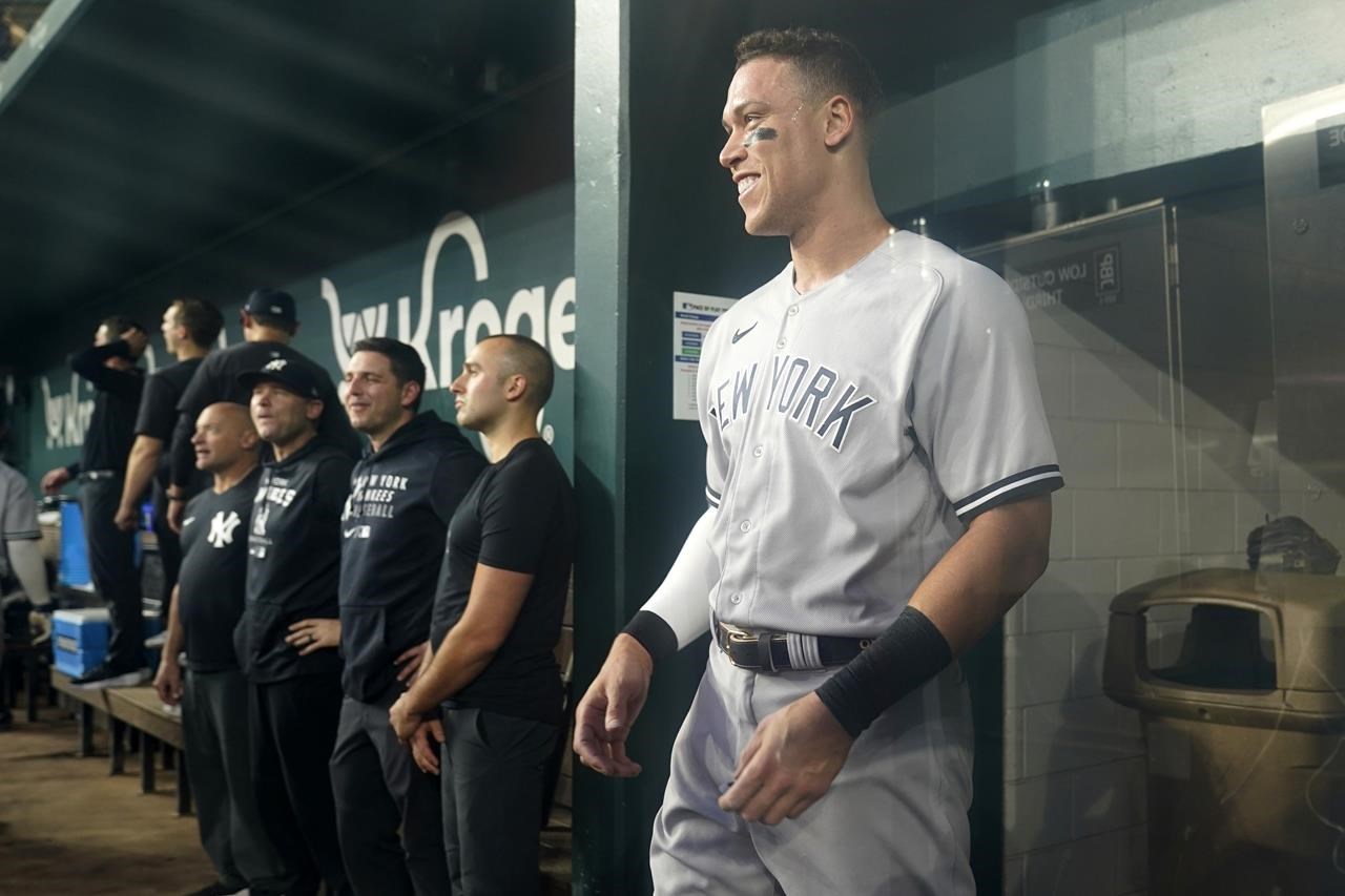 Judge n’est pas dans l’alignement de départ des Yankees pour la finale après le n°62