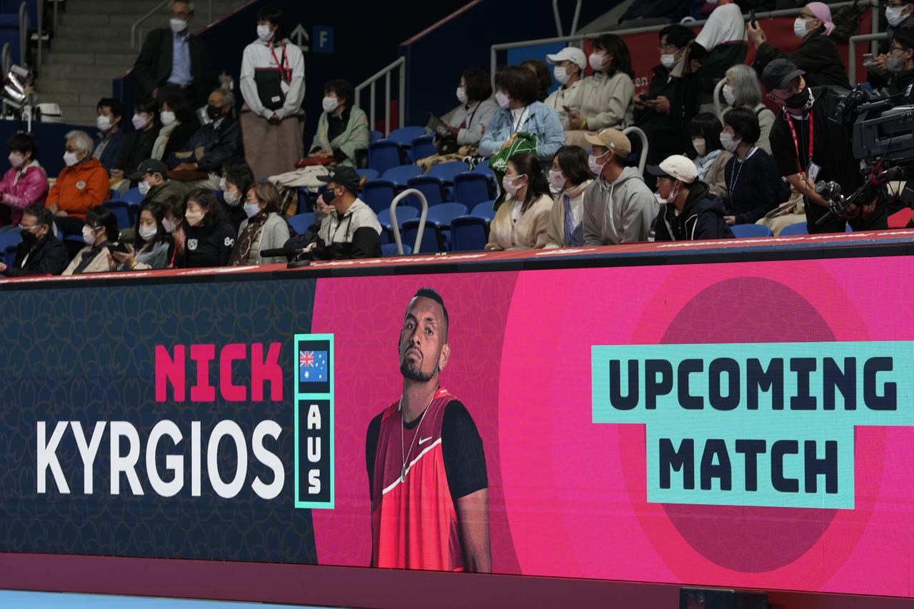 Kyrgios se retire de l’Open du Japon en raison d’une blessure au genou