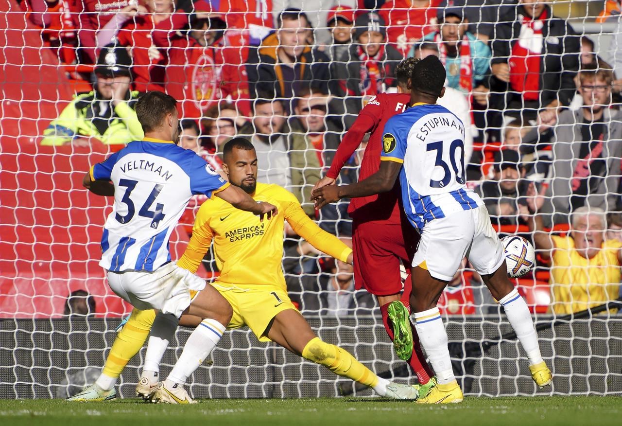 Le triplé de Trossard permet à Brighton de faire match nul à Liverpool 3-3