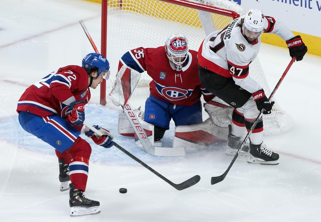 Les Sénateurs piquent les Canadiens sans victoire 5-4 dans un match de pré-saison
