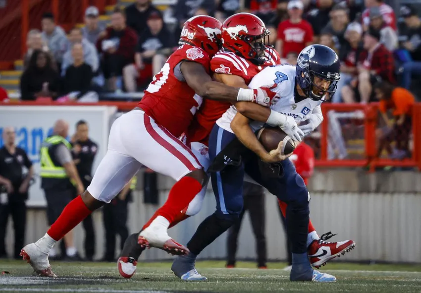 McLeod Bethel-Thompson et l'attaque des Argos n'ont franchi qu'une seule fois la ligne de 40 verges de Calgary la semaine dernière dans une défaite de 29 à 2.