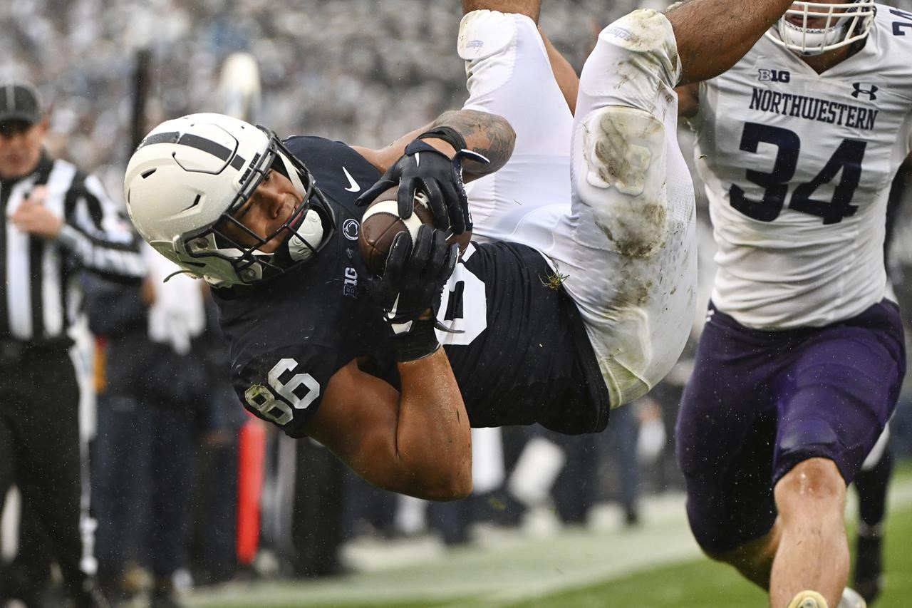 Penn State (11e) bat Northwestern 17-7 dans un match bâclé