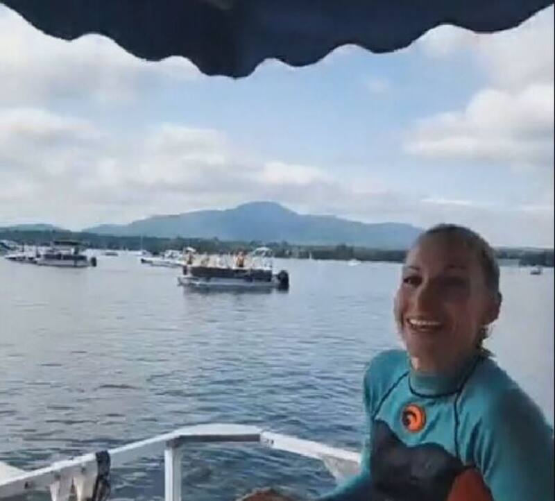 Ã VOIR: lâimpressionnant plongeon de Lysanne Richard depuis un hÃ©licoptÃ¨re! – TVA Sports