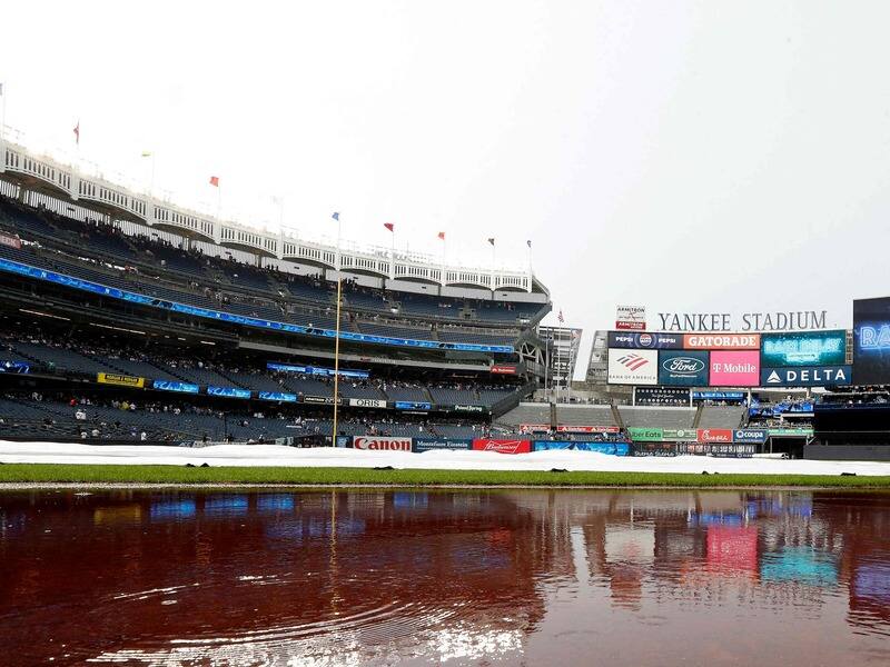 Ã voir: un dÃ©luge au Yankee Stadium – TVA Sports