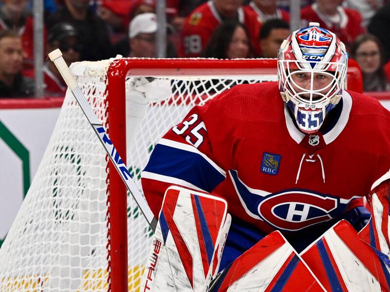 Un duel Montembeault contre Fleury devant le filet – TVA Sports