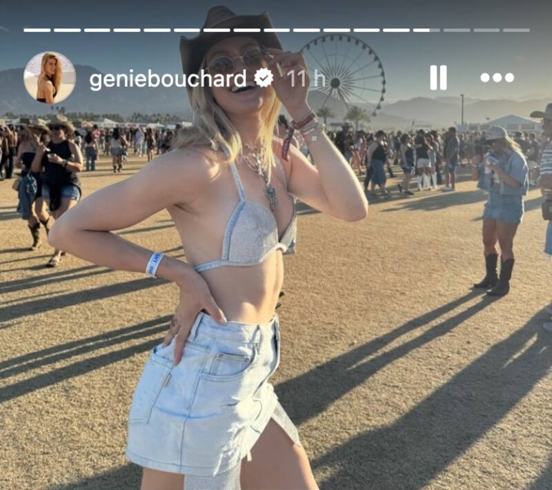 Eugenie Bouchard joue la cowgirl sexy et fait réagir à Palm Springs – TVA Sports